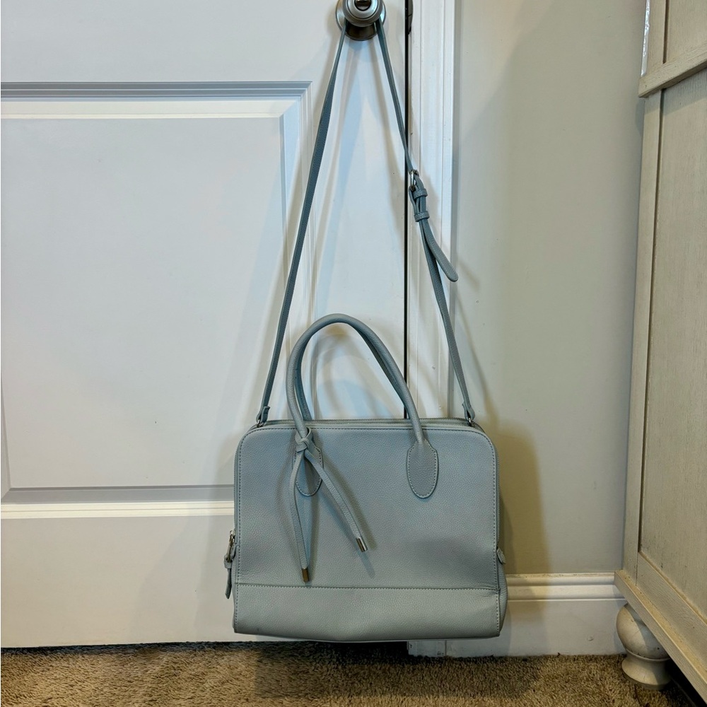 Light Blue Laptop Bag by Urban Expressions